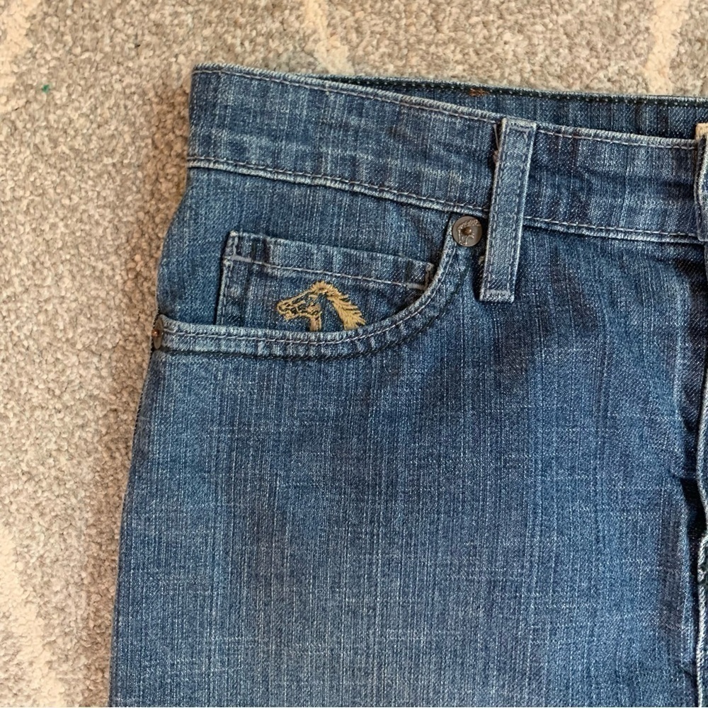 Jordache Legacy A-Line Flair Denim Pencil Skirt - Picture 2 of 7